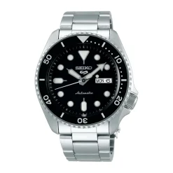Montre Sport Automatique Moderne en Argent
