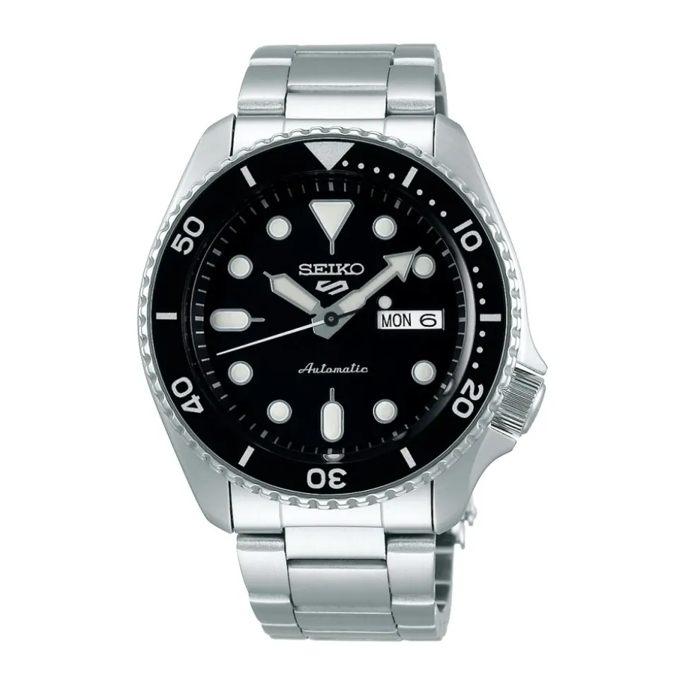 Montre Sport Automatique Moderne en Argent