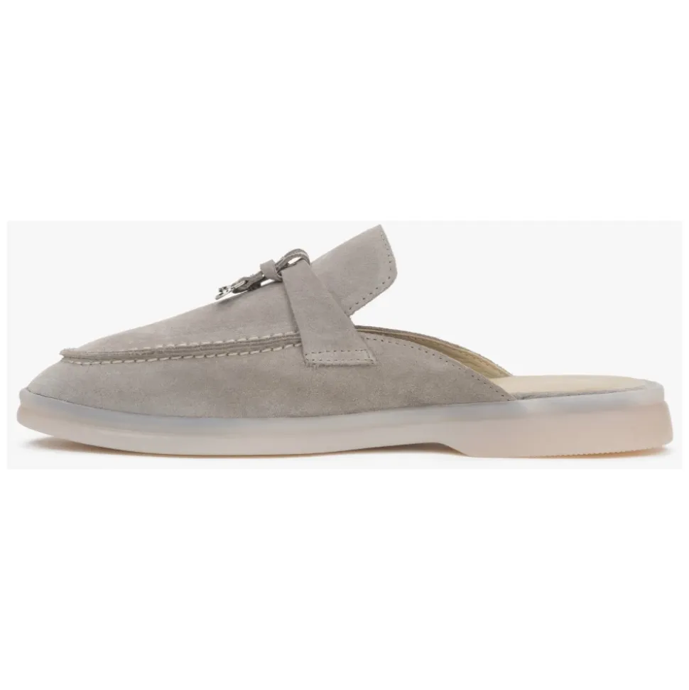 Mules en velours italien