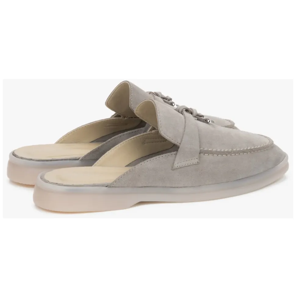 Mules en velours italien
