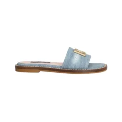 Mules Plates en Denim