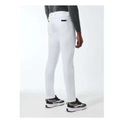 Pantalon blanc optique coupe régulière