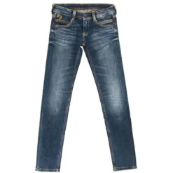 Pantalon Bleu Saturn Straight Leg