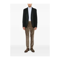 Pantalon Ciselé en Velours Côtelé