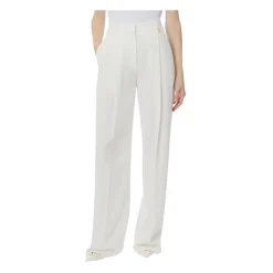 Pantalon Crêpe Léger avec Breloque Logo