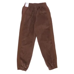 Pantalon de jogging côtelé en molleton taille haute
