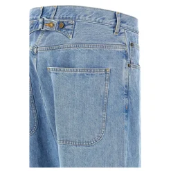 Pantalon droit en denim selvedge