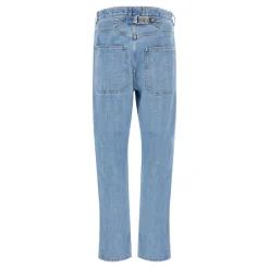 Pantalon droit en denim selvedge