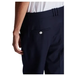 Pantalon droit en flanelle
