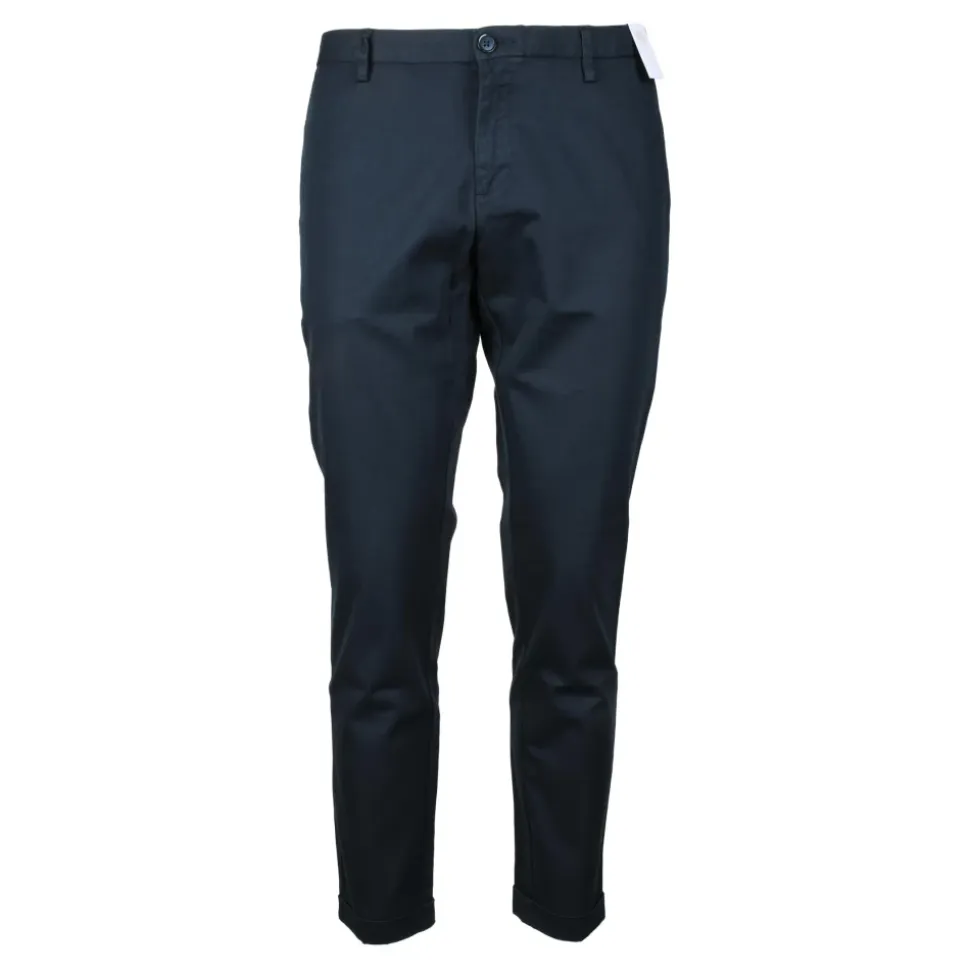 Pantalon en Coton Élasthanne