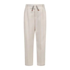 Pantalon en jersey à rayures