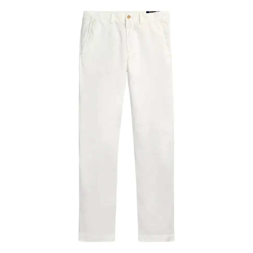 Pantalon en lin et coton Straight Fit