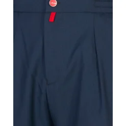 Pantalon en sergé à plis fuselés