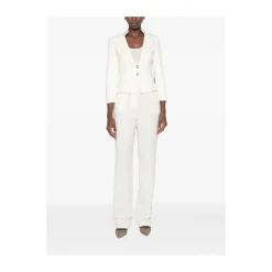 Pantalon en tissu gabardine