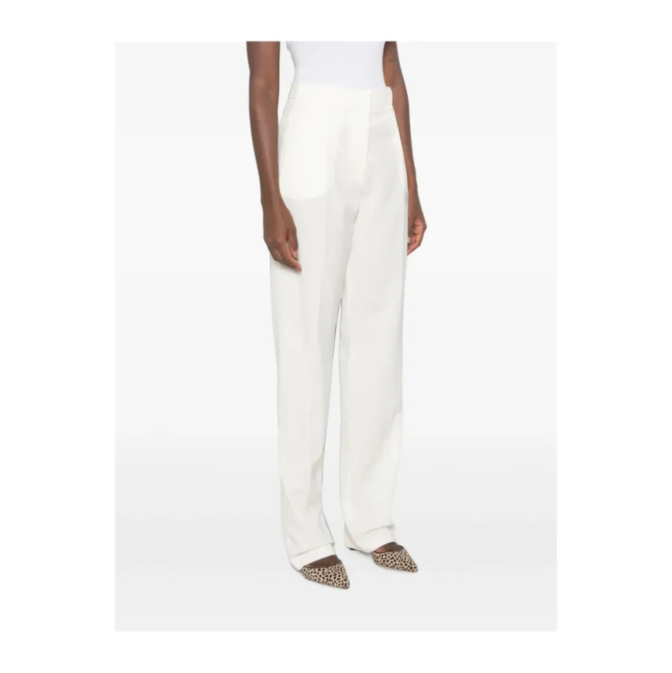 Pantalon en tissu gabardine