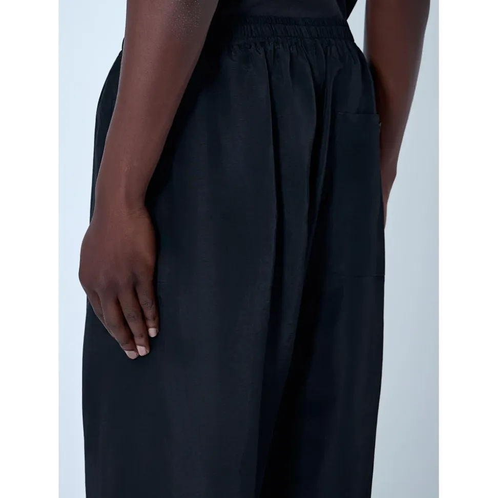 Pantalon Large à Cordon de Serrage
