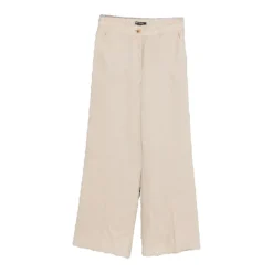 Pantalon large en lin