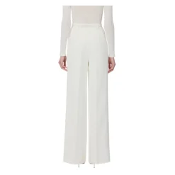 Pantalon Élégant avec Bandes en Satin