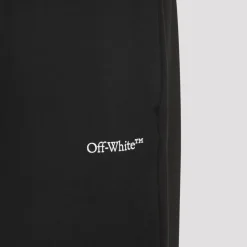 Pantalon noir en coton pour homme