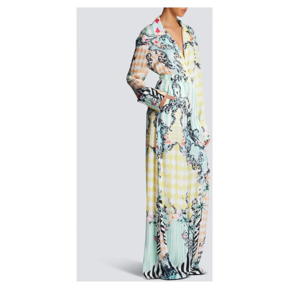 Pantalon Palazzo imprimé Baroque