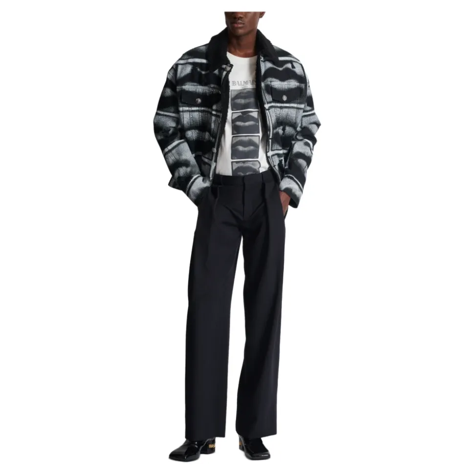 Pantalon Plissé Grain de Poudre
