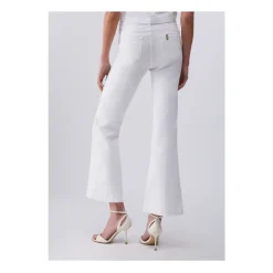 Pantalon taille haute à boutons