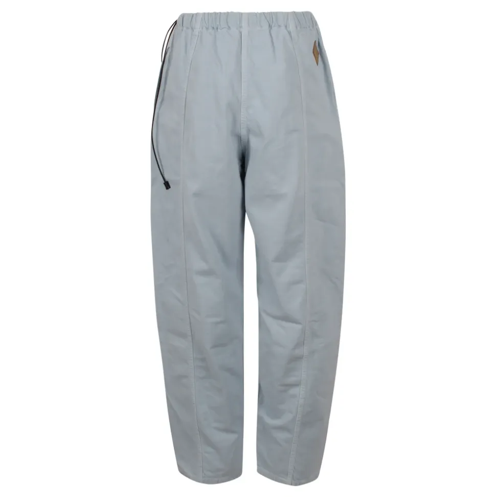 Pantalon Évasé Angel avec Cordon de Serrage à la Taille
