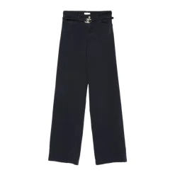 Pantalon Évasé avec Ceinture