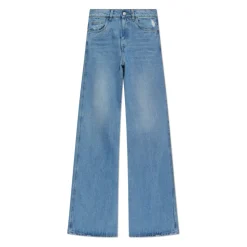 Pantalon Évasé en Denim