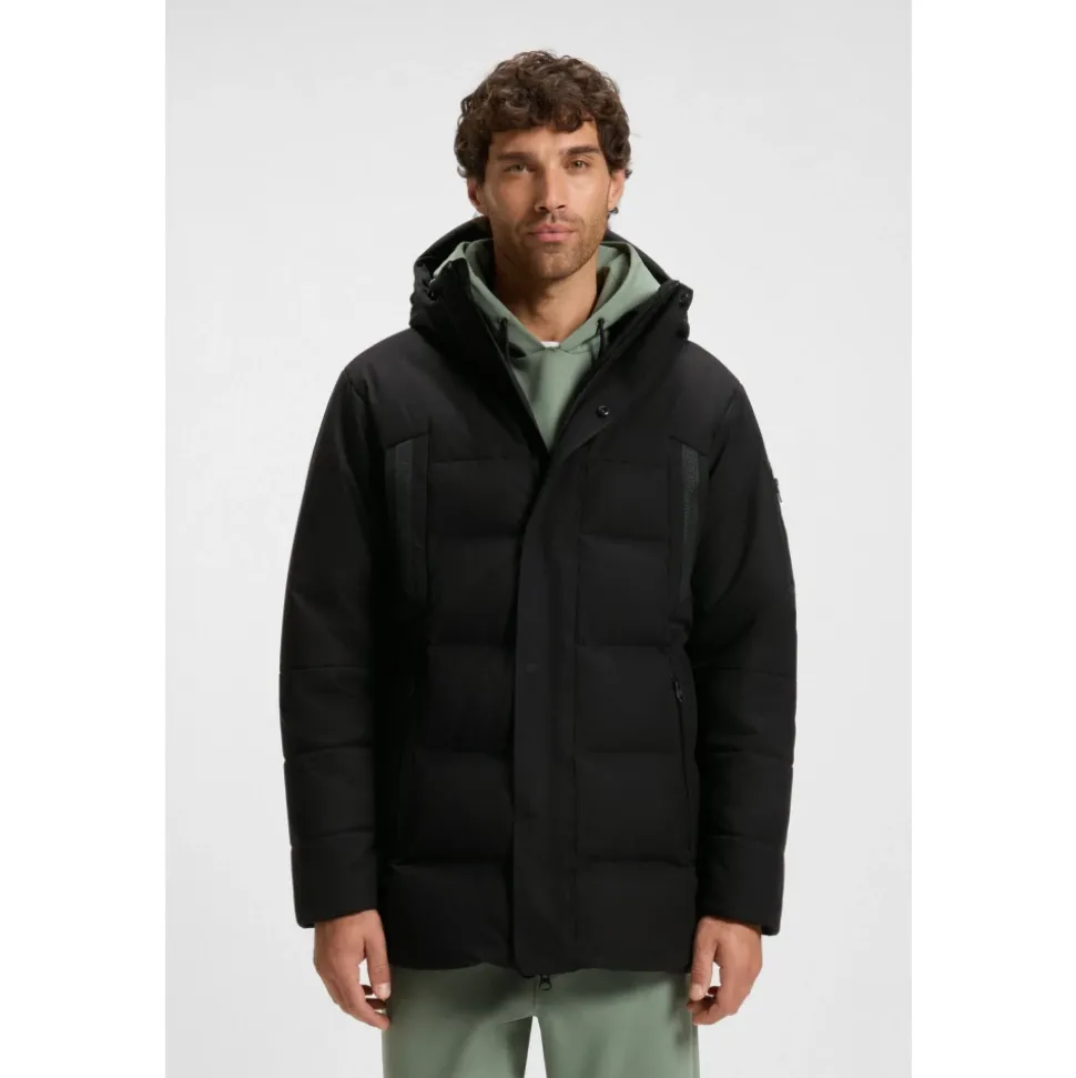 Parka hydrofuge avec rembourrage en duvet