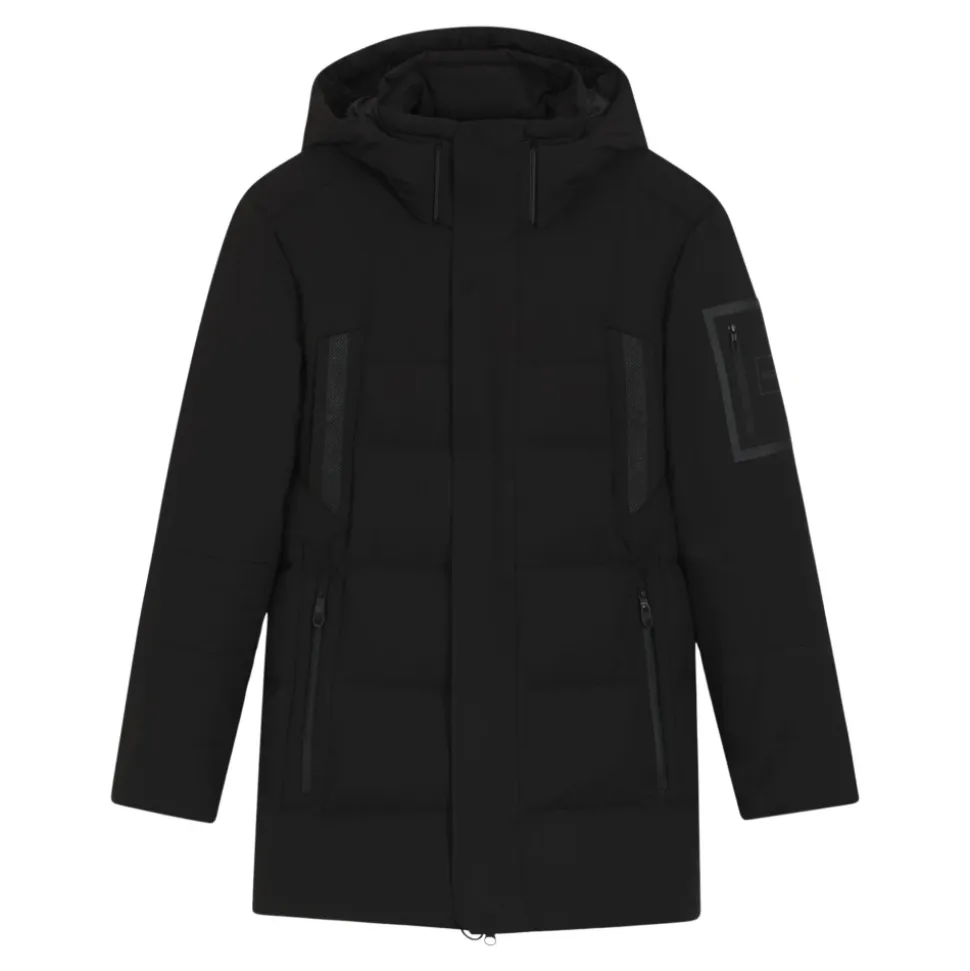 Parka hydrofuge avec rembourrage en duvet