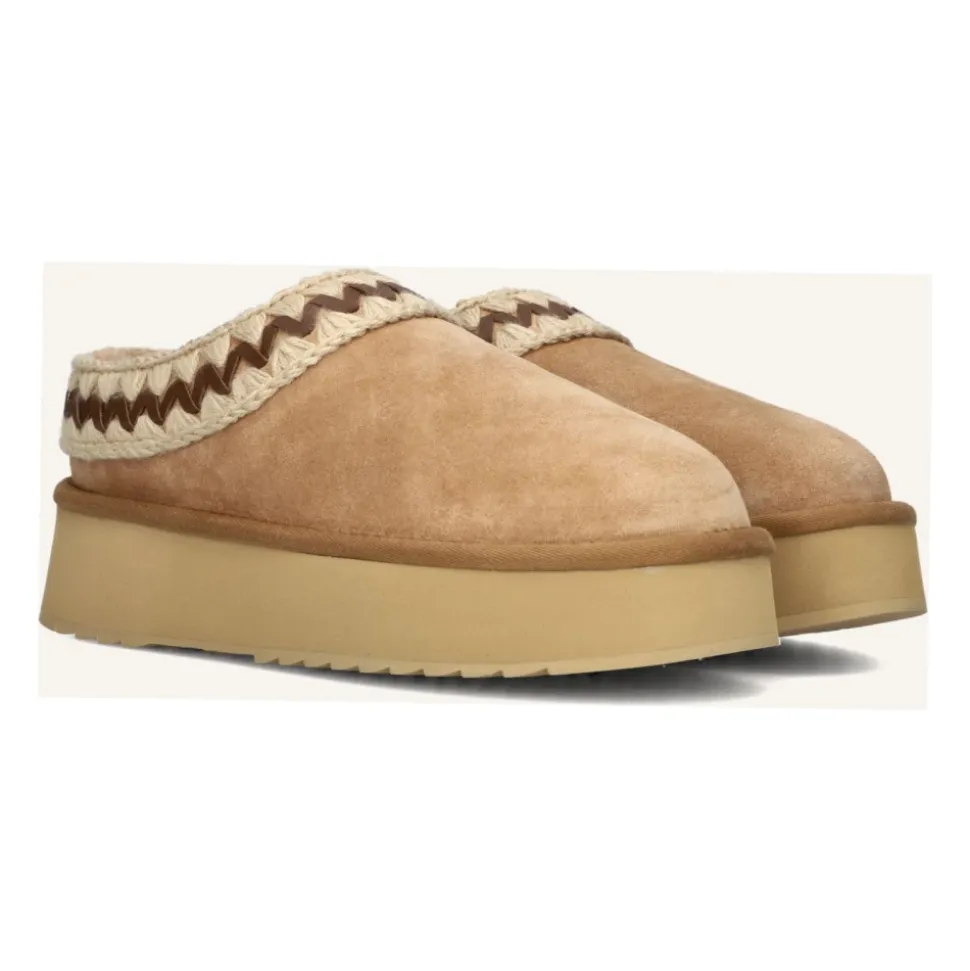 Platform Clog Suede Leather ST