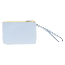 Pochette en Cuir pour Femme avec Fermeture Éclair