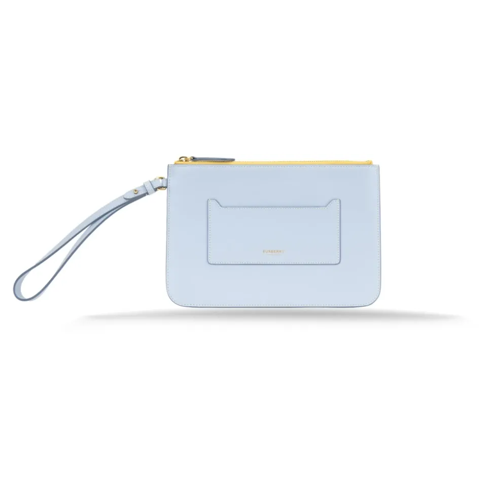 Pochette en Cuir pour Femme avec Fermeture Éclair