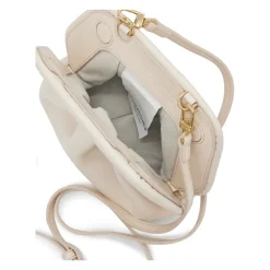 Pochette en cuir vegan avec bandoulière réglable