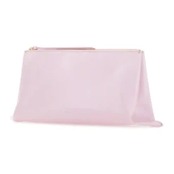 Pochette Zippée avec Logo en Relief