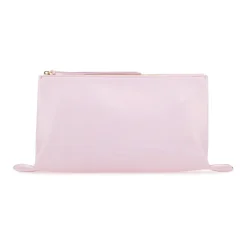 Pochette Zippée avec Logo en Relief