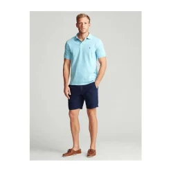 Polo Bleu Clair avec Col