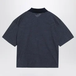 Polo Coupe Carrée Rayé avec Patch Ami De Coeur