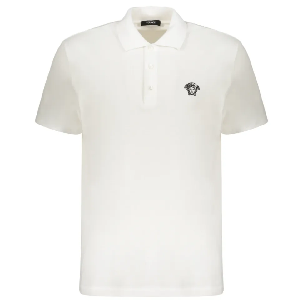 Polo en coton brodé avec logo