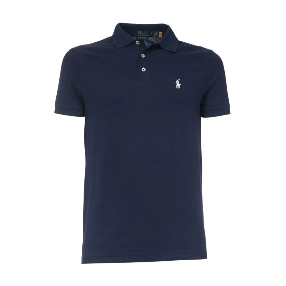 Polo en coton stretch