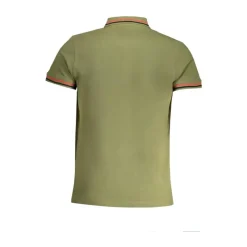 Polo en Coton Vert avec Logo