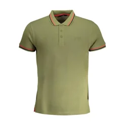 Polo en Coton Vert avec Logo