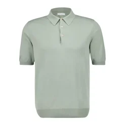 Polo en Coton Vert Sauge