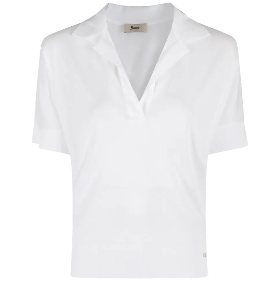 Polo Glam Knit en blanc