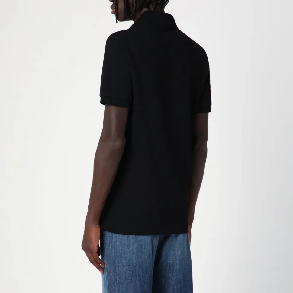 Polo-shirt avec étiquette de marque