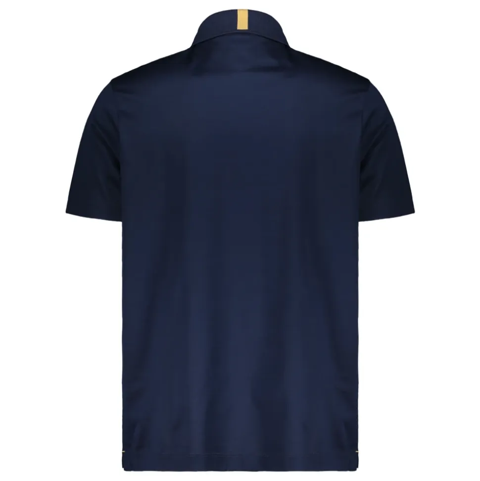 Polo Zippé à Manches Courtes