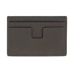 Porte-cartes classique en cuir grainé