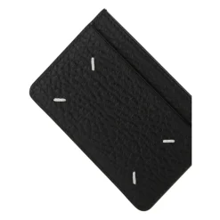 Porte-cartes détaillé à coutures apparentes