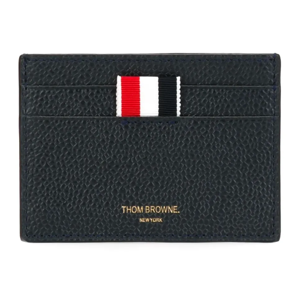 Porte-cartes en cuir grainé